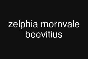 zelphia mornvale beevitius